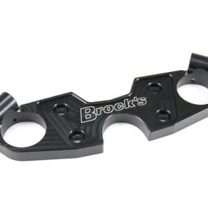 BILLET TRIPLE TREE CLAMP BLACK HAYABUSA (08-20)