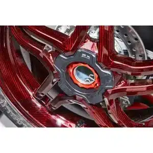 REAR WHEEL NUTS -RED