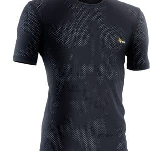 FRESH+ SHORT-SLEEVED PERFORATED FABRIC T-SHIRT