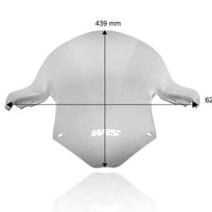 RACE HIGH WINDSCREEN WRS SMOKED +80MM BMW S 1000 RR 2019-2024