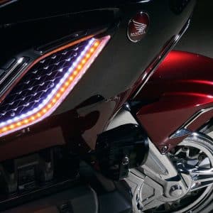 TWINART LIGHTED RADIATOR GRILL PANELS '18-UP  CHROME