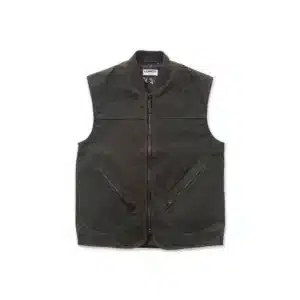 DMD Gilet Olive Waxed Cotton Man